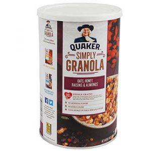 ngũ cốc granola quaker